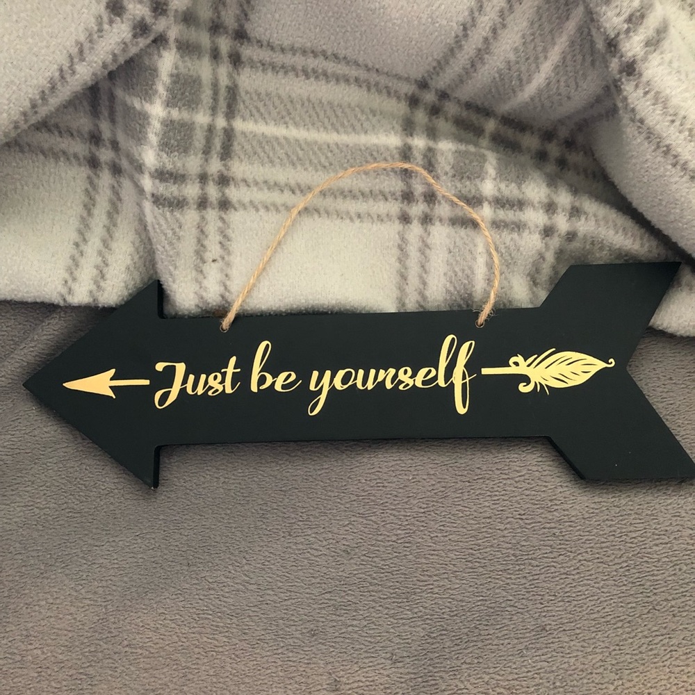 Small wood sign